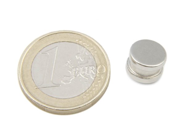 Imán neodimio disco IN D9.5-6.5 (IN 7.9-2.4)