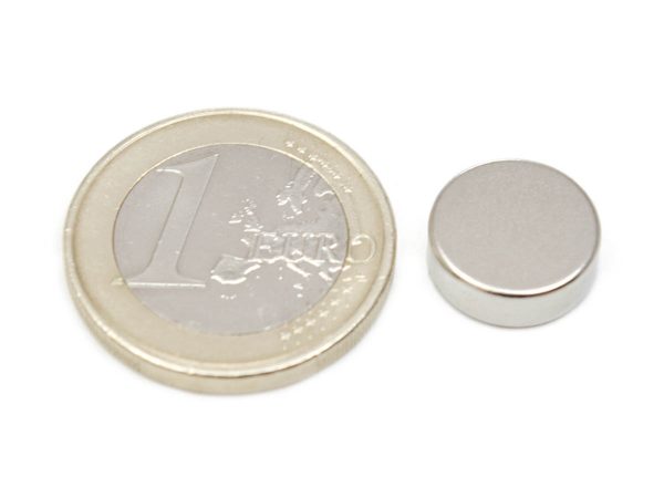 Imán neodimio disco 12-4